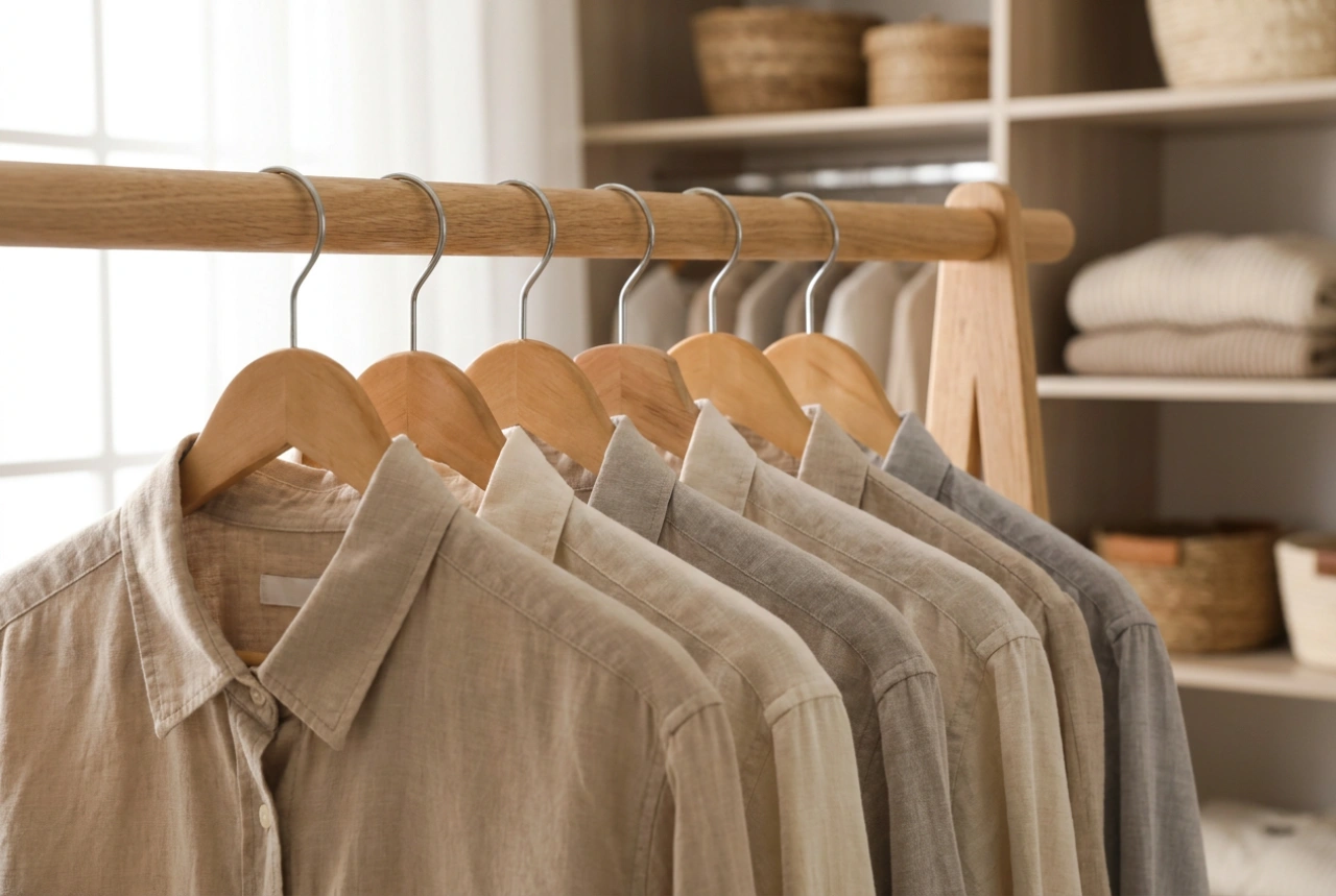 Cómo usar perchas de plástico sin dañar la ropa