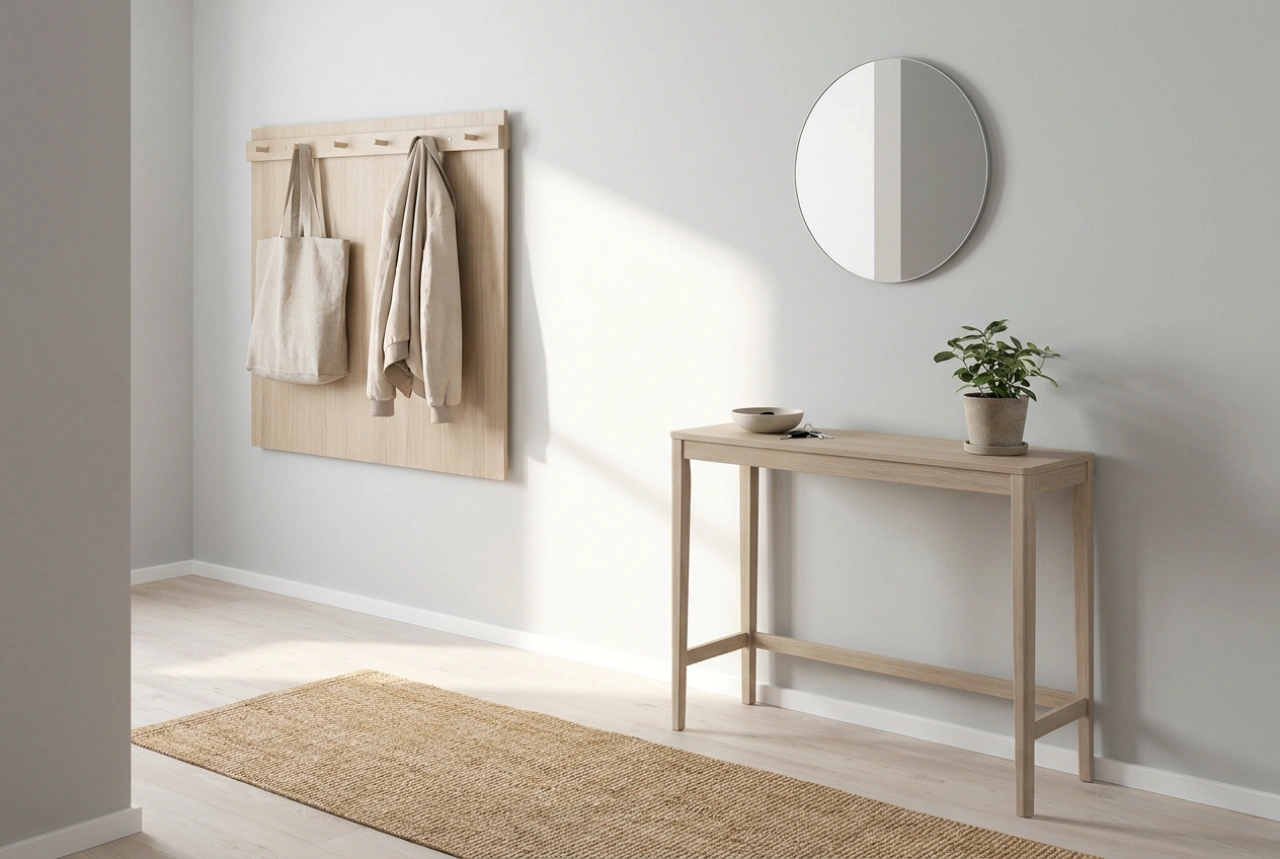 Dónde colgar un perchero de pared para evitar obstáculos y optimizar el espacio