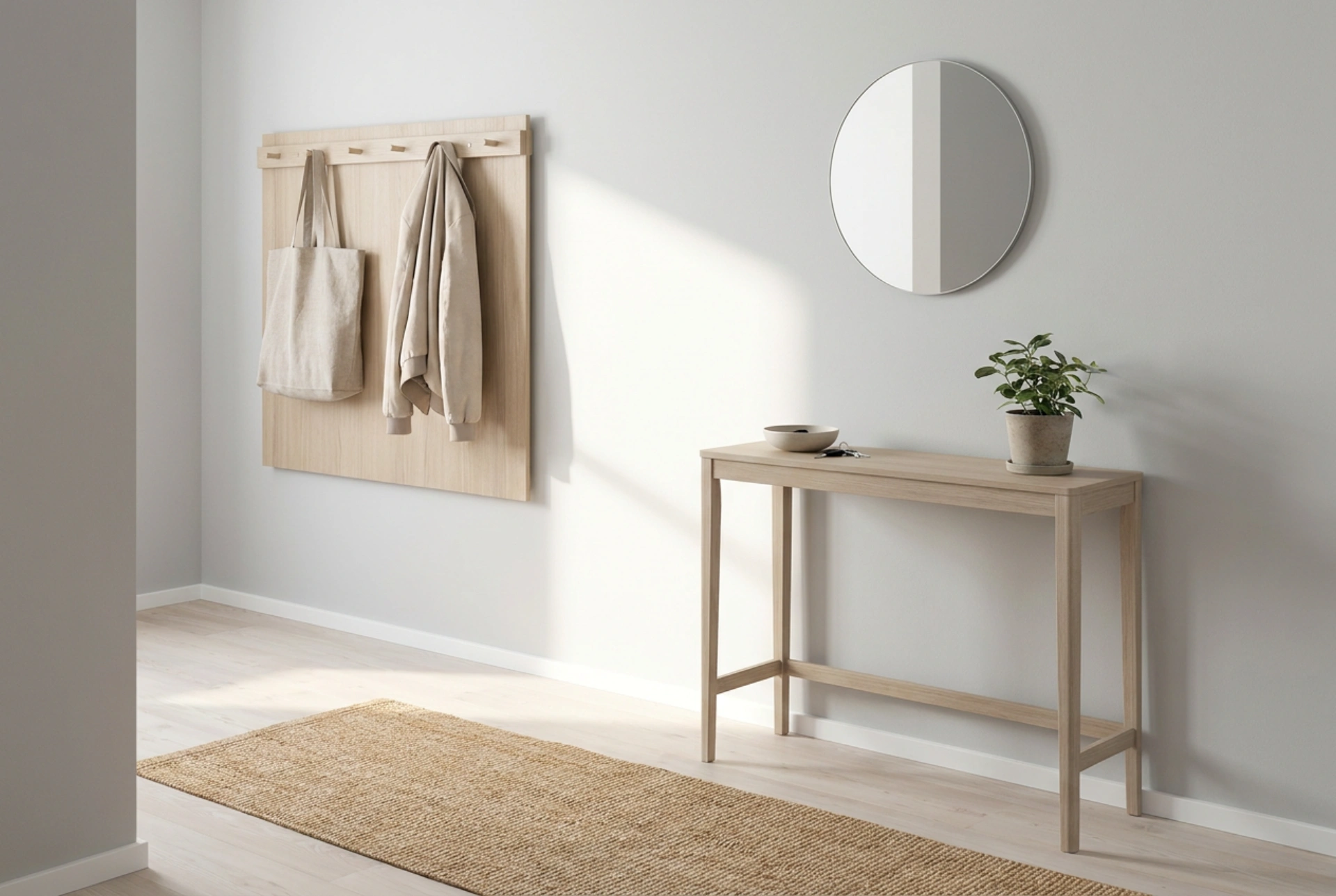 Dónde colgar un perchero de pared para evitar obstáculos y optimizar el espacio