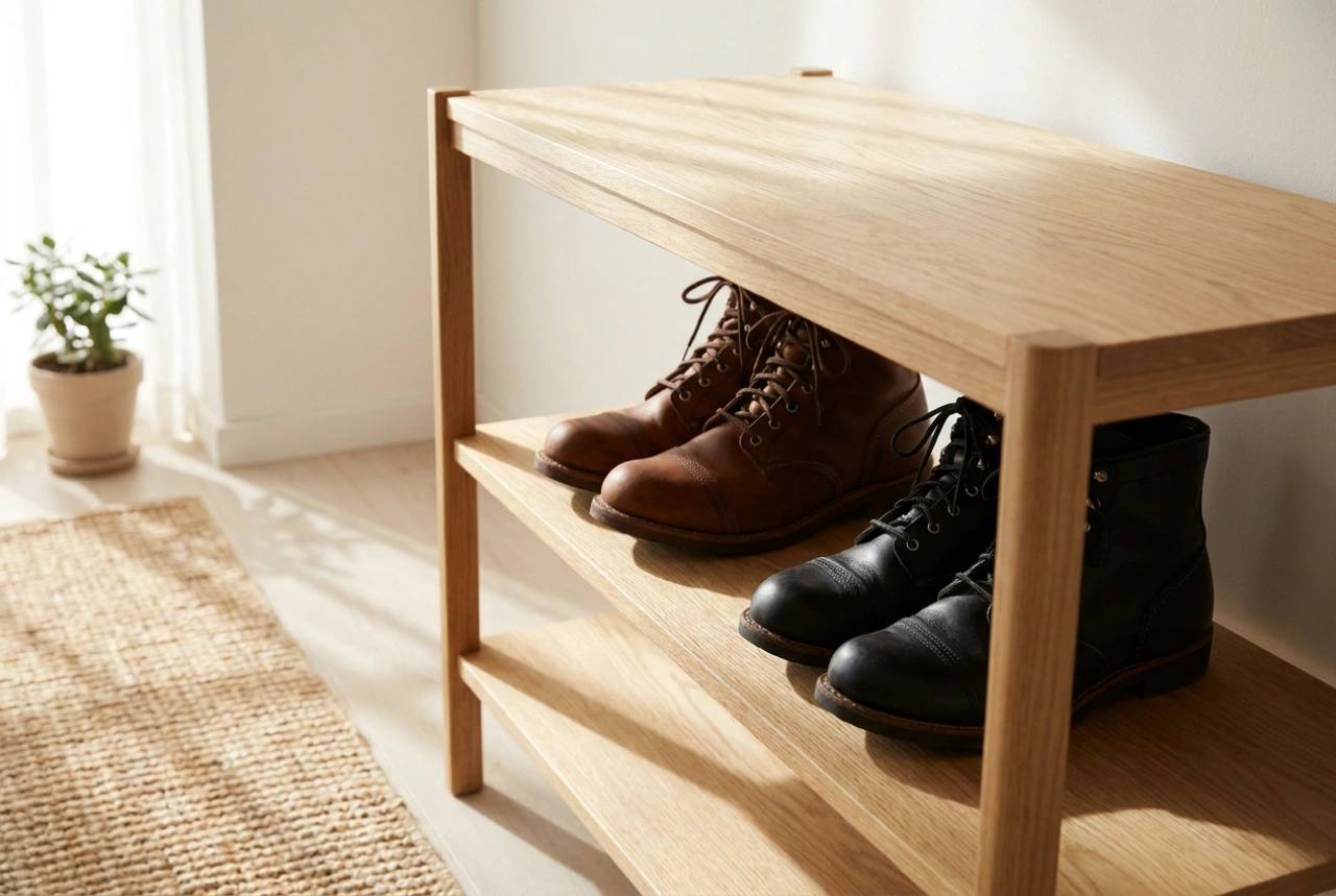 Cómo mantener el orden y cuidar tu zapatero de madera