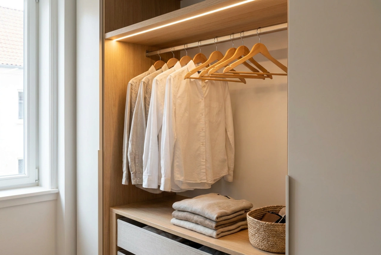 LED para armario con sensor de movimiento: cómo mejorar la visibilidad y organizar tu ropa