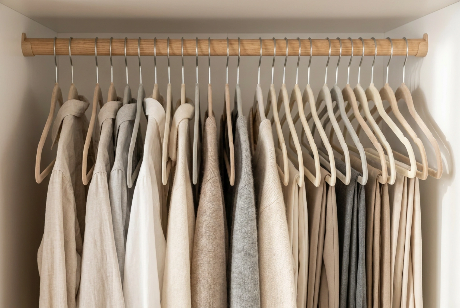 Cómo elegir perchas para ropa infantil en armarios pequeños