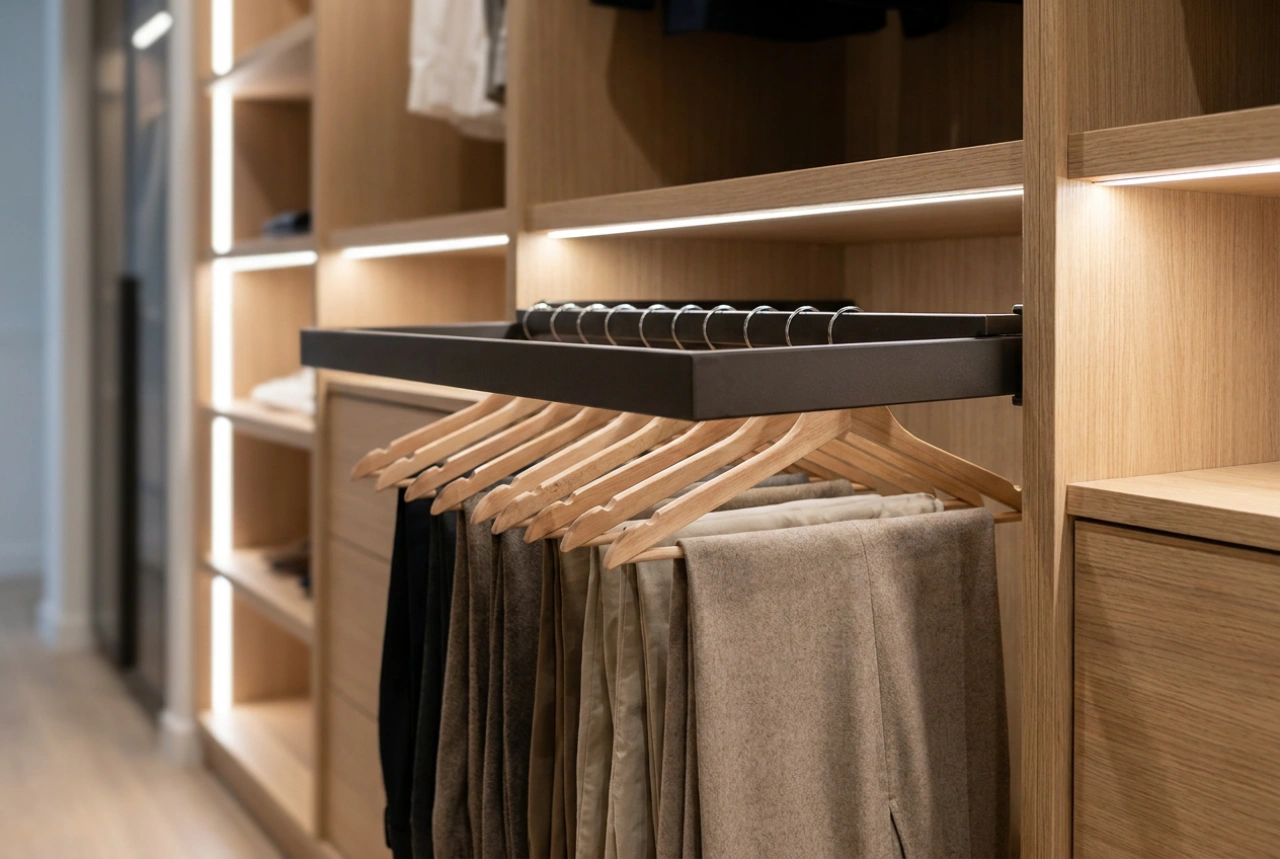 El pantalonero extraíble como sistema eficiente de organización