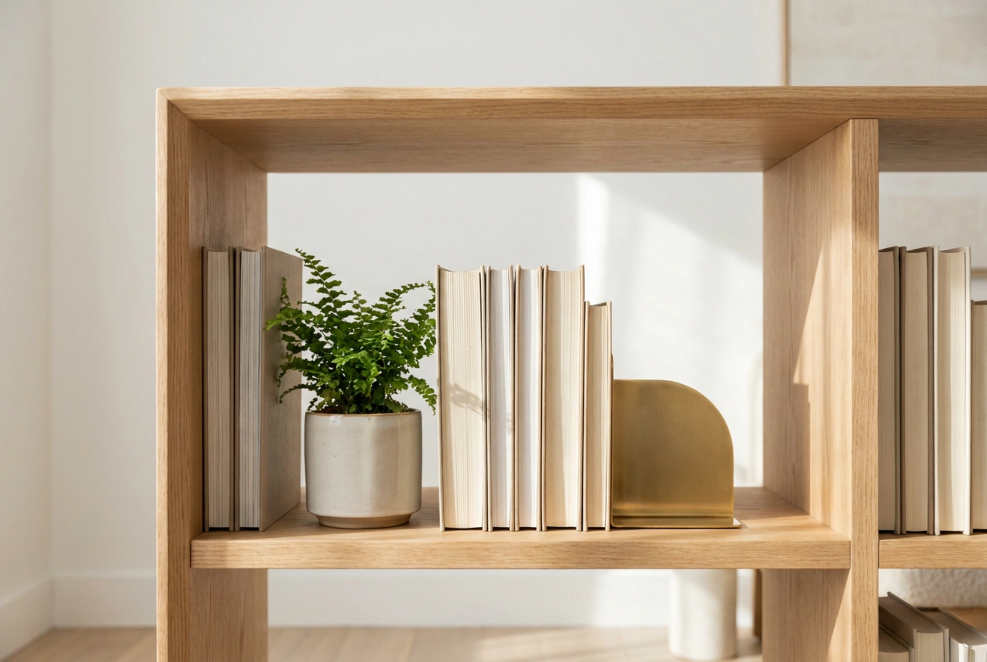 Cómo organizar una estantería de madera para mantener el orden