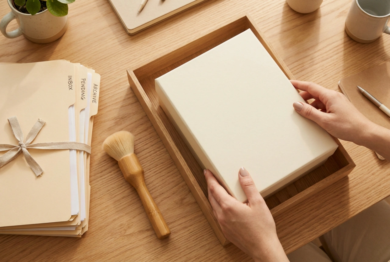 Cómo preparar una caja para archivar documentos del hogar