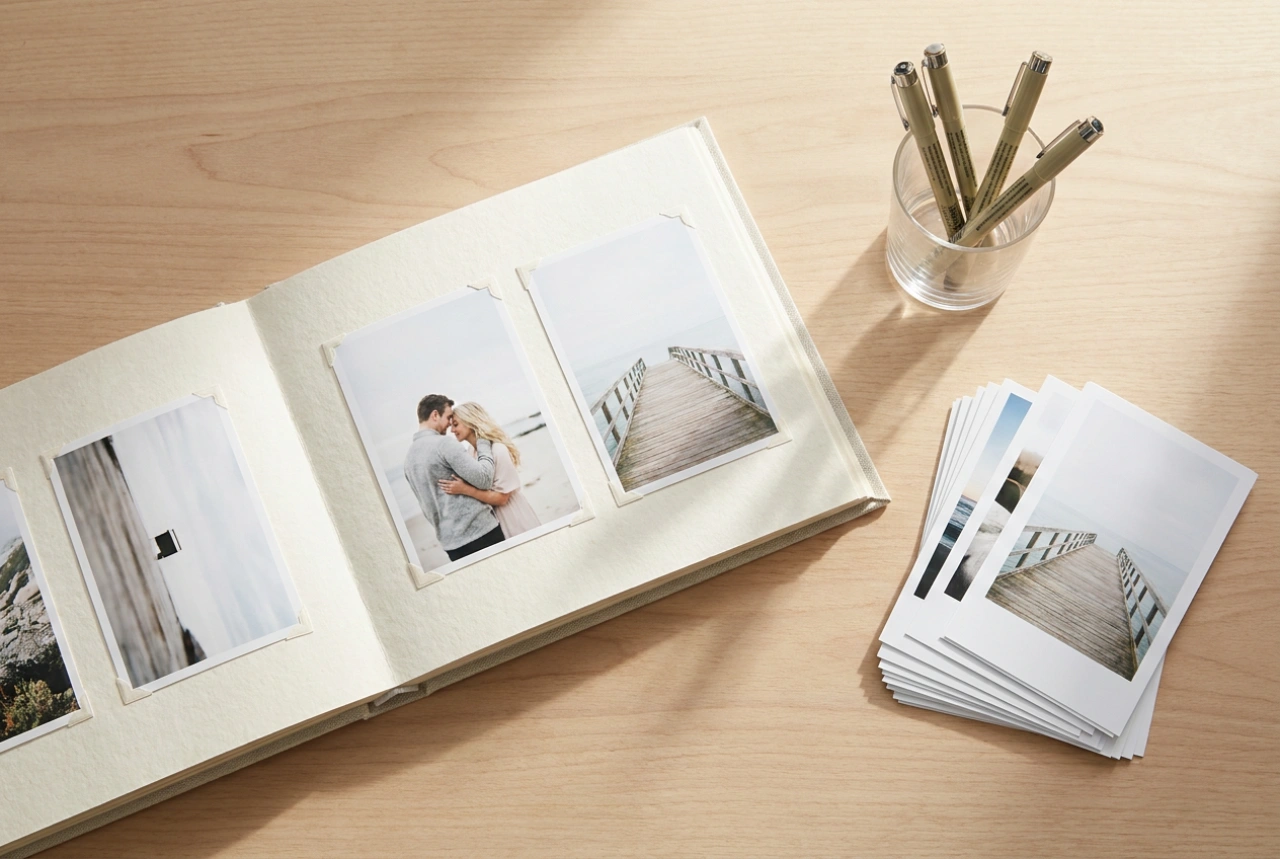 Cómo preparar un álbum de fotos para regalo sin un diseño caótico