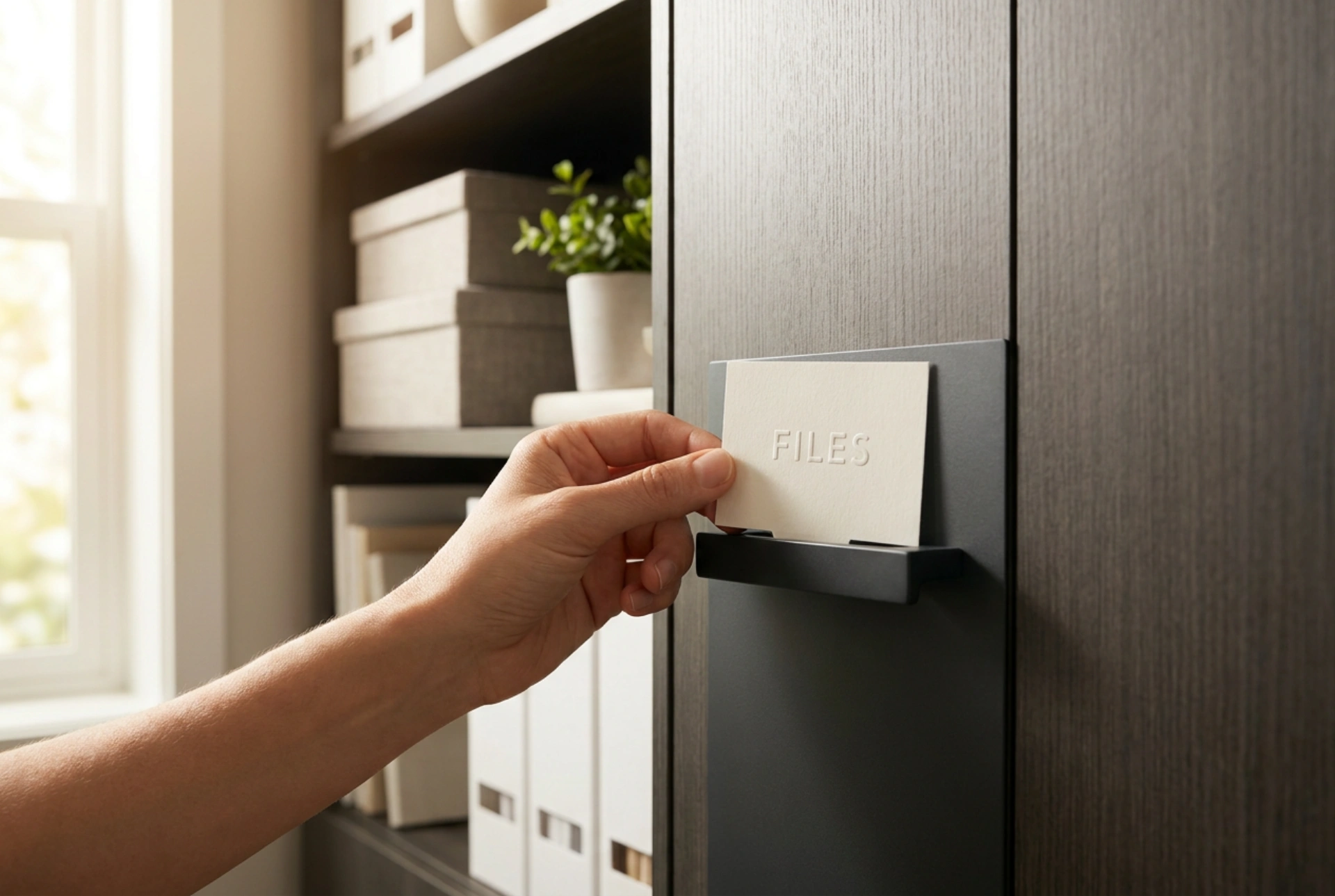 Cómo etiquetar de forma eficiente archivadores de seguridad con llave