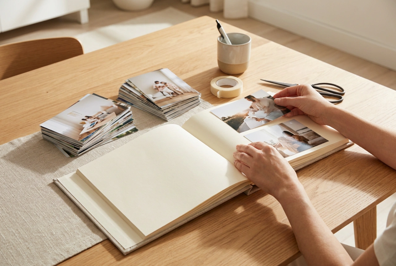Cómo organizar fotos en un álbum de bolsillos