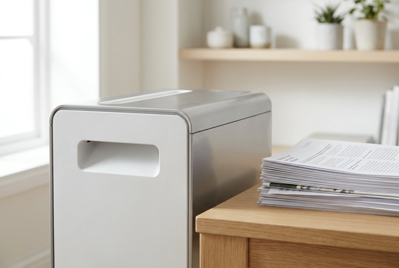 Cómo utilizar una trituradora de papel manual en el archivo doméstico