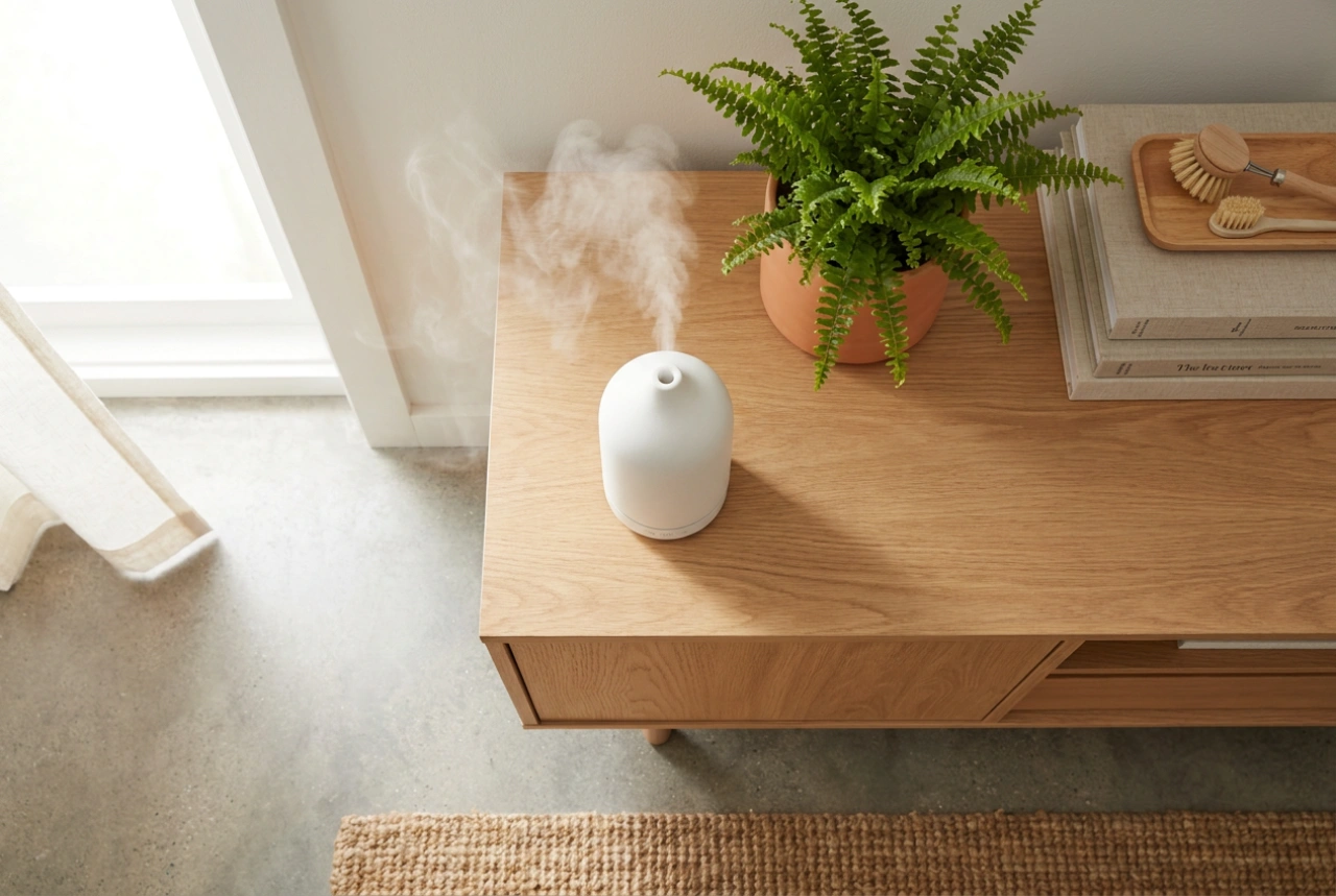 Cómo humidificar el aire para las plantas sin crear moho en las macetas