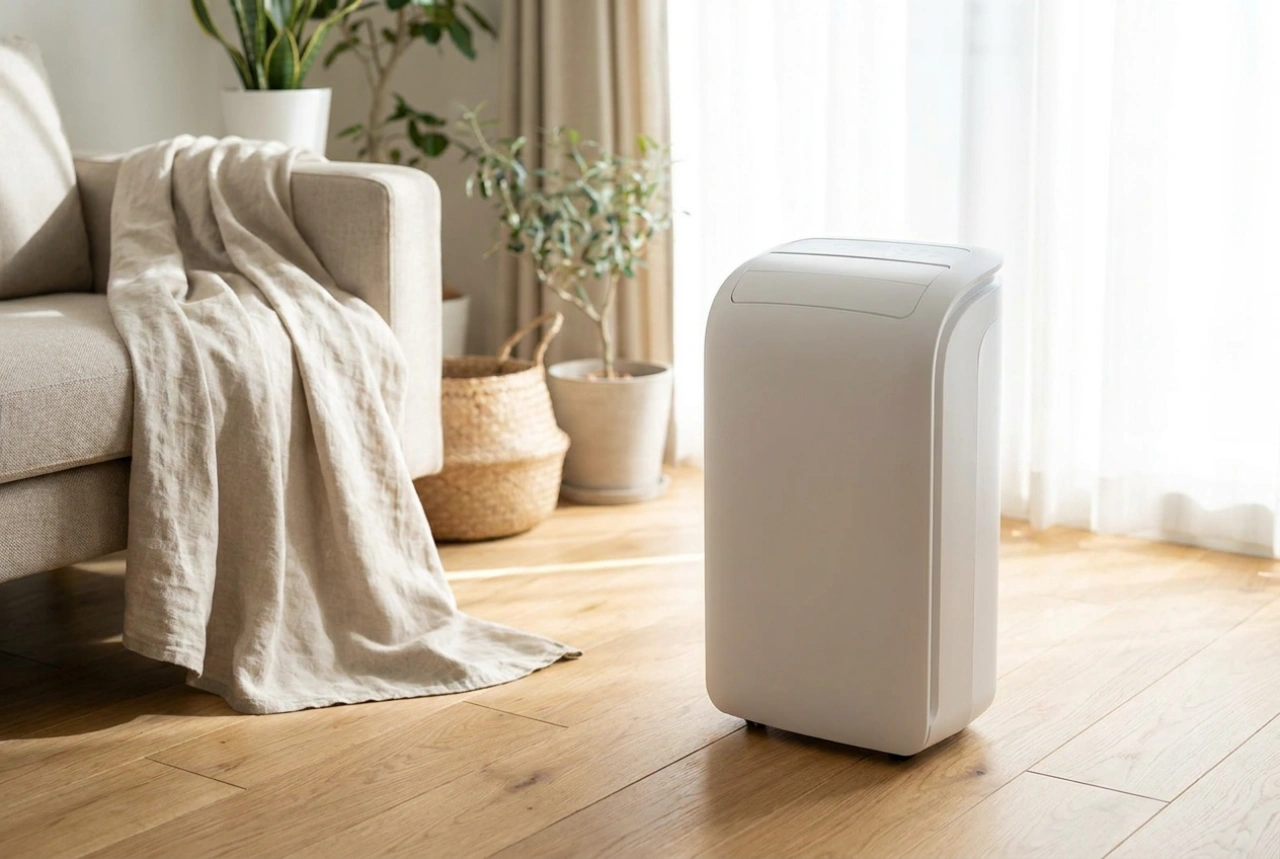 Deshumidificador de aire con ionización y ajustes óptimos en el hogar