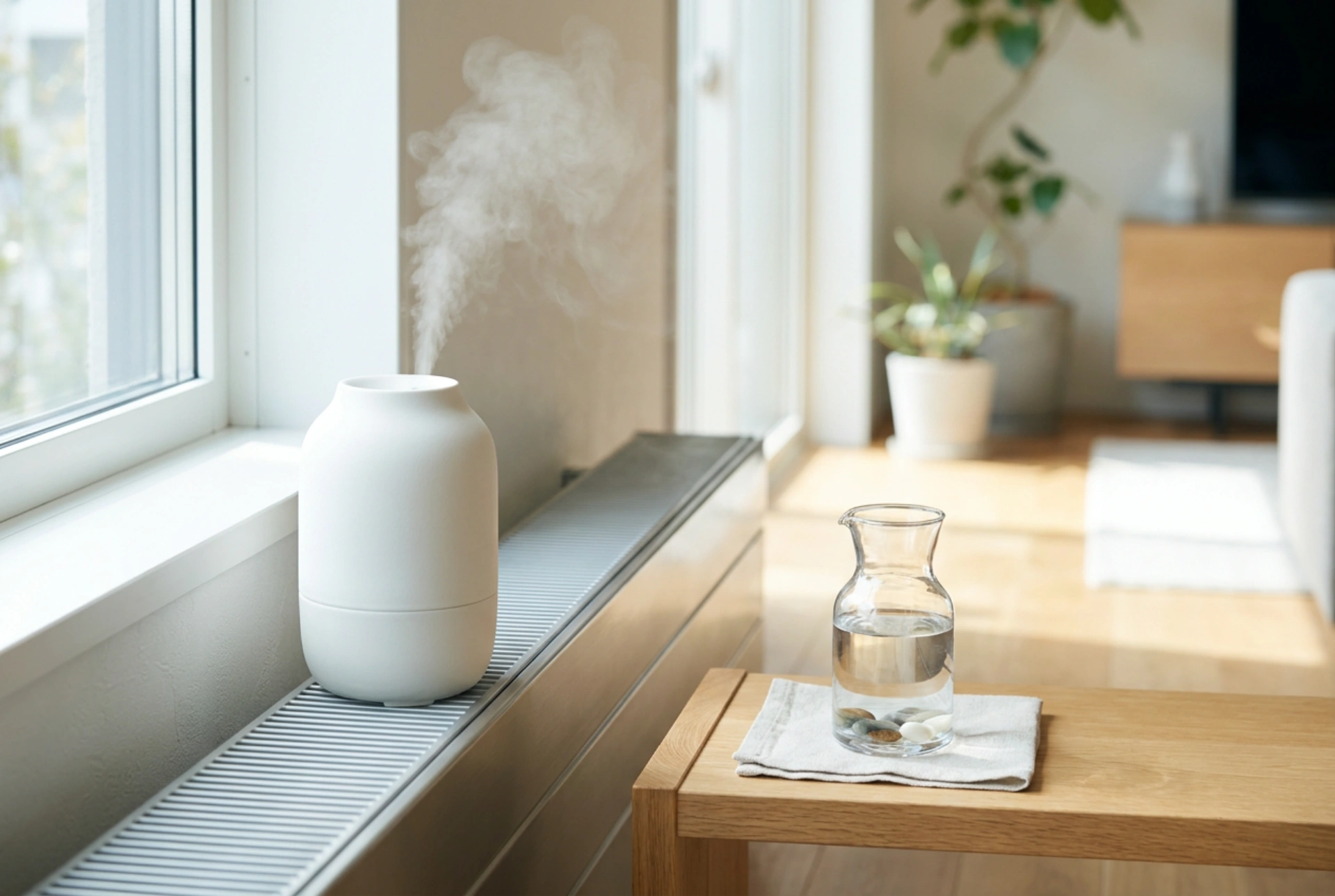 Cómo usar un humidificador de cerámica para radiador sin acumulación de cal