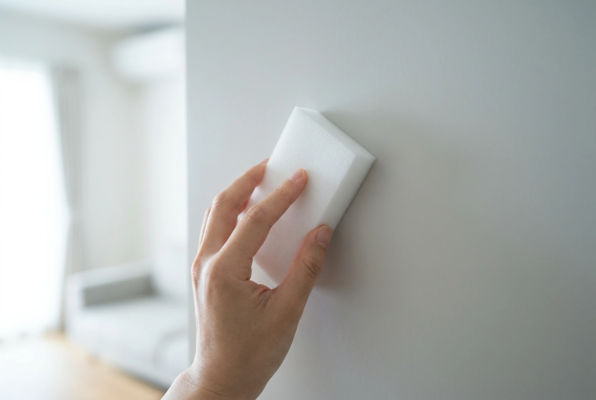 ¿Qué esponja usar para limpiar paredes sin dejar manchas brillantes?
