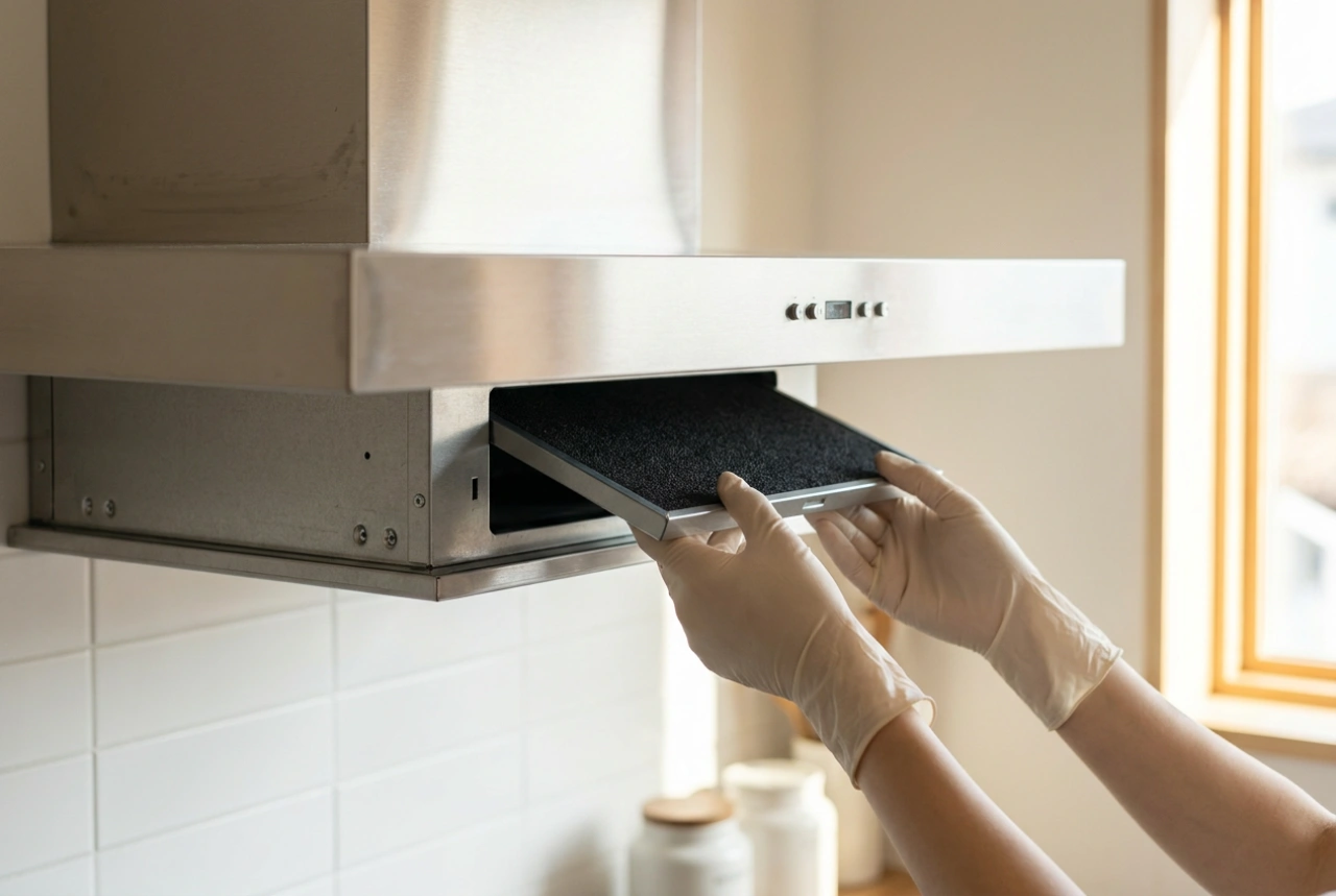 Cómo usar la campana con filtro de carbón para absorber mejor los olores