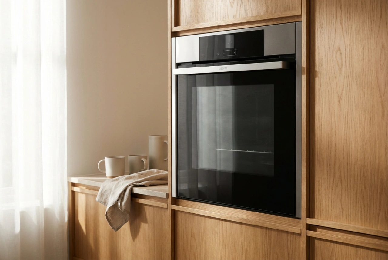 La altura ideal para instalar un horno empotrado en la cocina