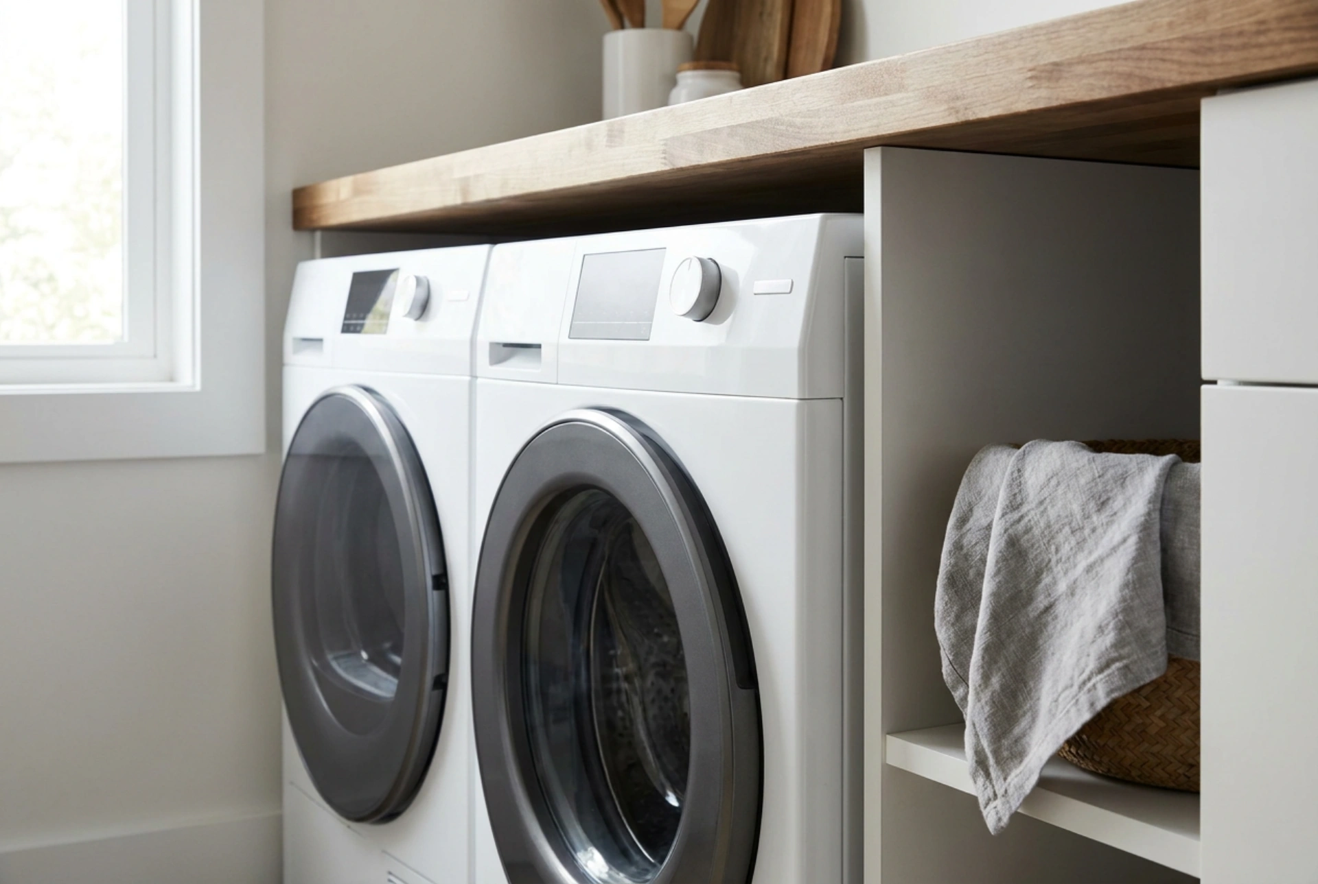 Lavadoras slim bajo encimera y la ventilación correcta en muebles integrados